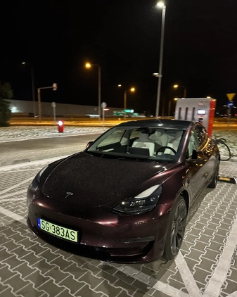 Tesla Model 3 cena 200000 przebieg: 17600, rok produkcji 2022 z Gliwice małe 277